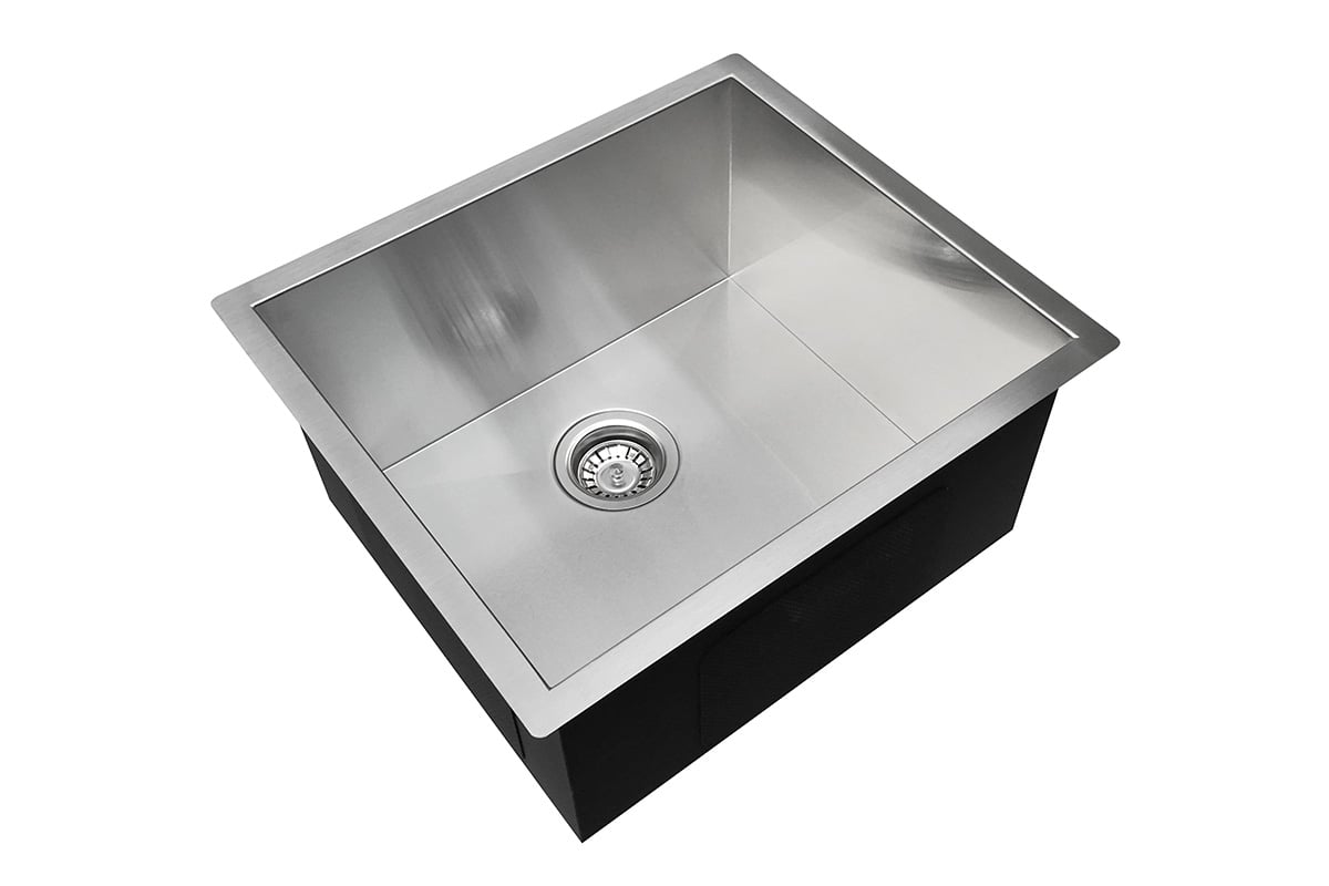 304 Stainless Steel Undermount Topmount Kitchen Laundry Sink - 440 x 440mm 304 Stainless Steel Undermount Topmount Kitchen Laundry Sink - 440 x 440mm