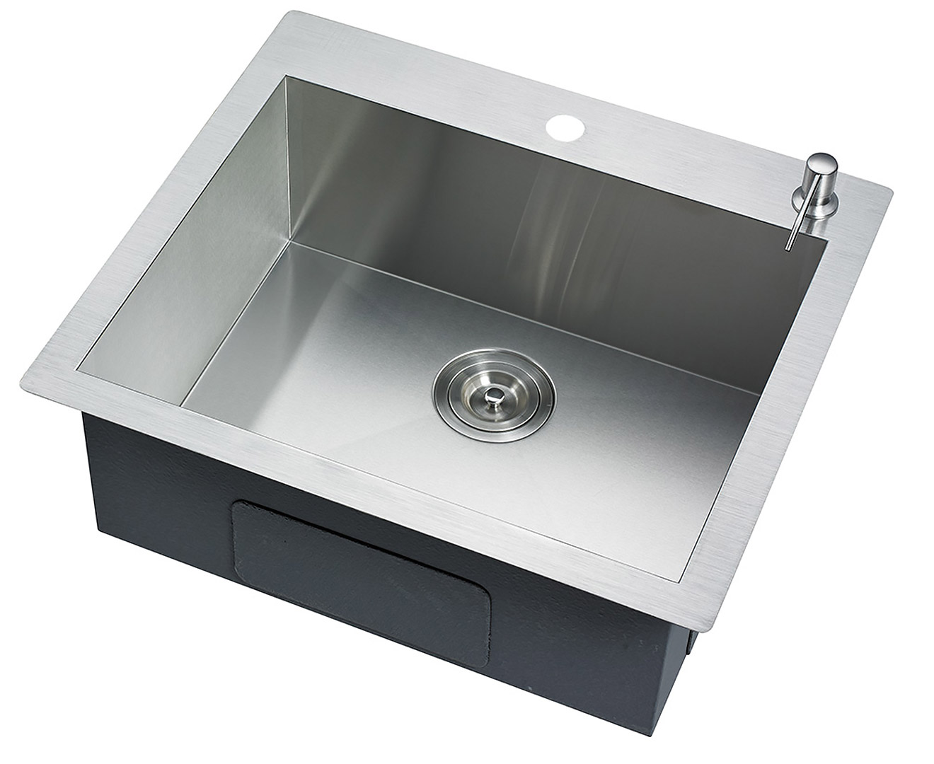 304 Stainless Steel Undermount Topmount Kitchen Laundry Sink - 530 x 500mm 304 Stainless Steel Undermount Topmount Kitchen Laundry Sink - 530 x 500mm
