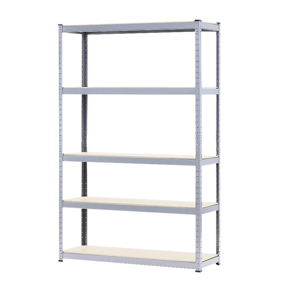 5 Shelf Storage Rack Galvanized Steel - 180x120cm 5 Shelf Storage Rack Galvanized Steel - 180x120cm