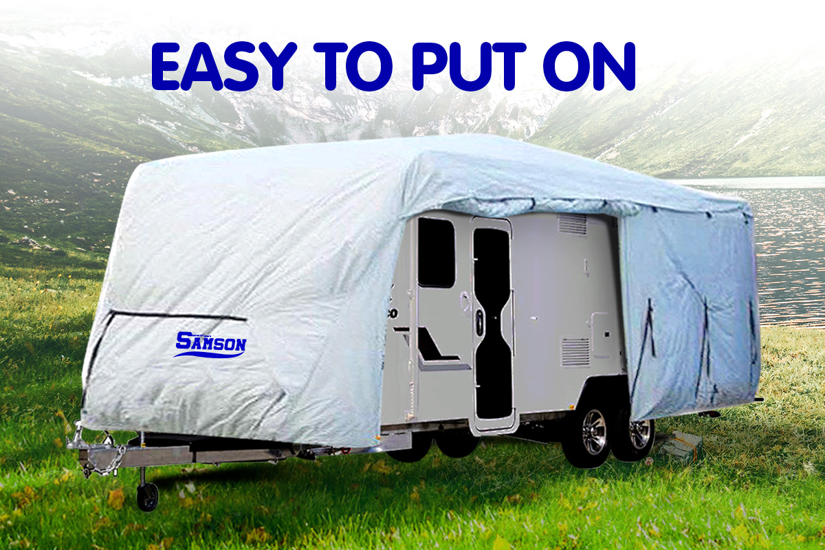 SAMSON HEAVY DUTY CARAVAN COVER UV & RAIN SIZE 1820FT (WATERPROOF