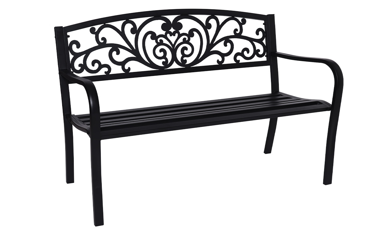Wallaroo Steel Outdoor Garden Bench eBay