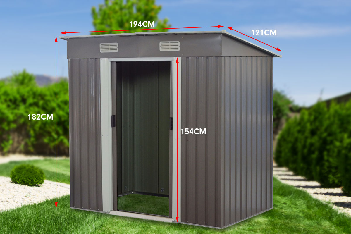 4ft x 6ft garden sheds tool storage outdoor workshop