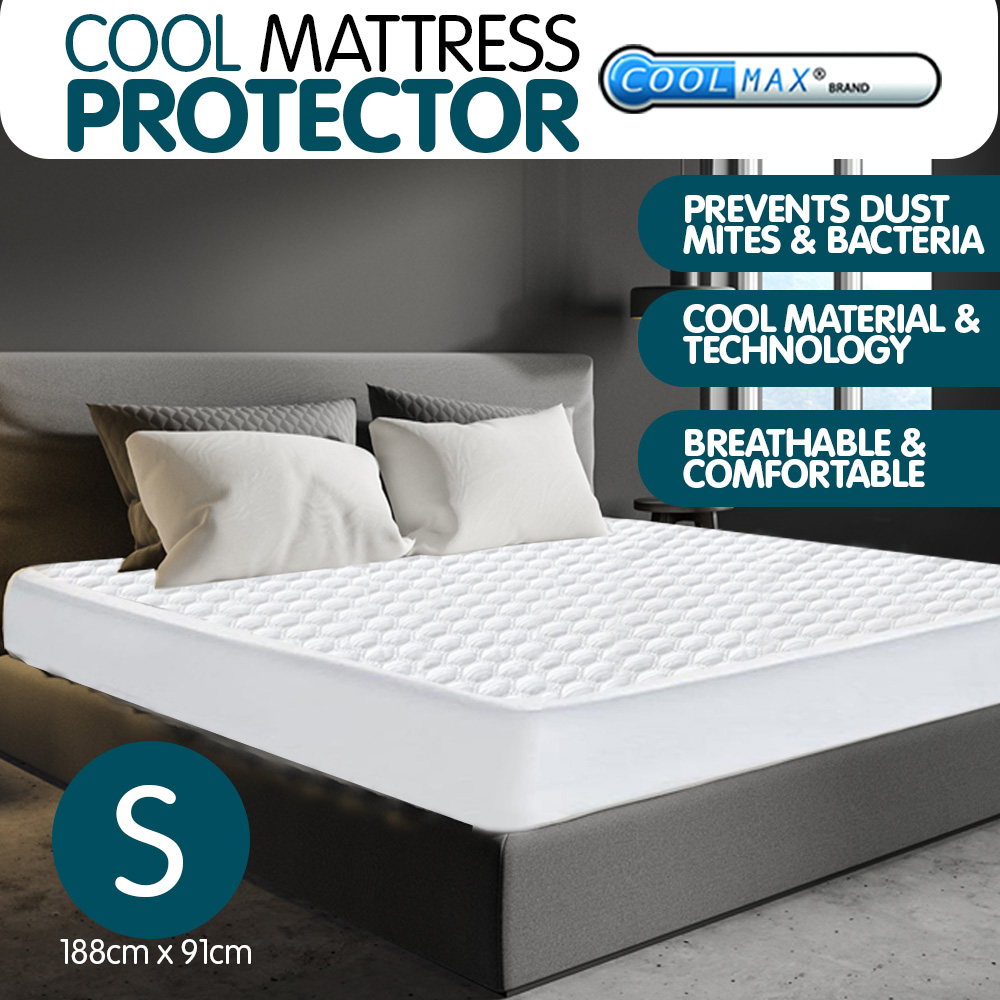 New Luxury Cool Max Comfortable Fully Fitted Bed Mattress Protector - Picture 13 of 13