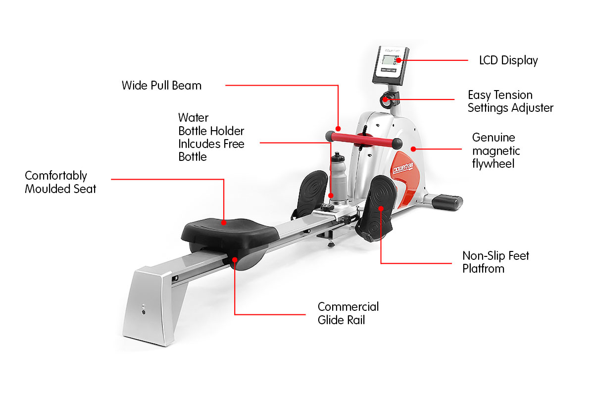 NEW FLYWHEEL ROWING MACHINE HOME GYM EXERCISE EQUIPMENT