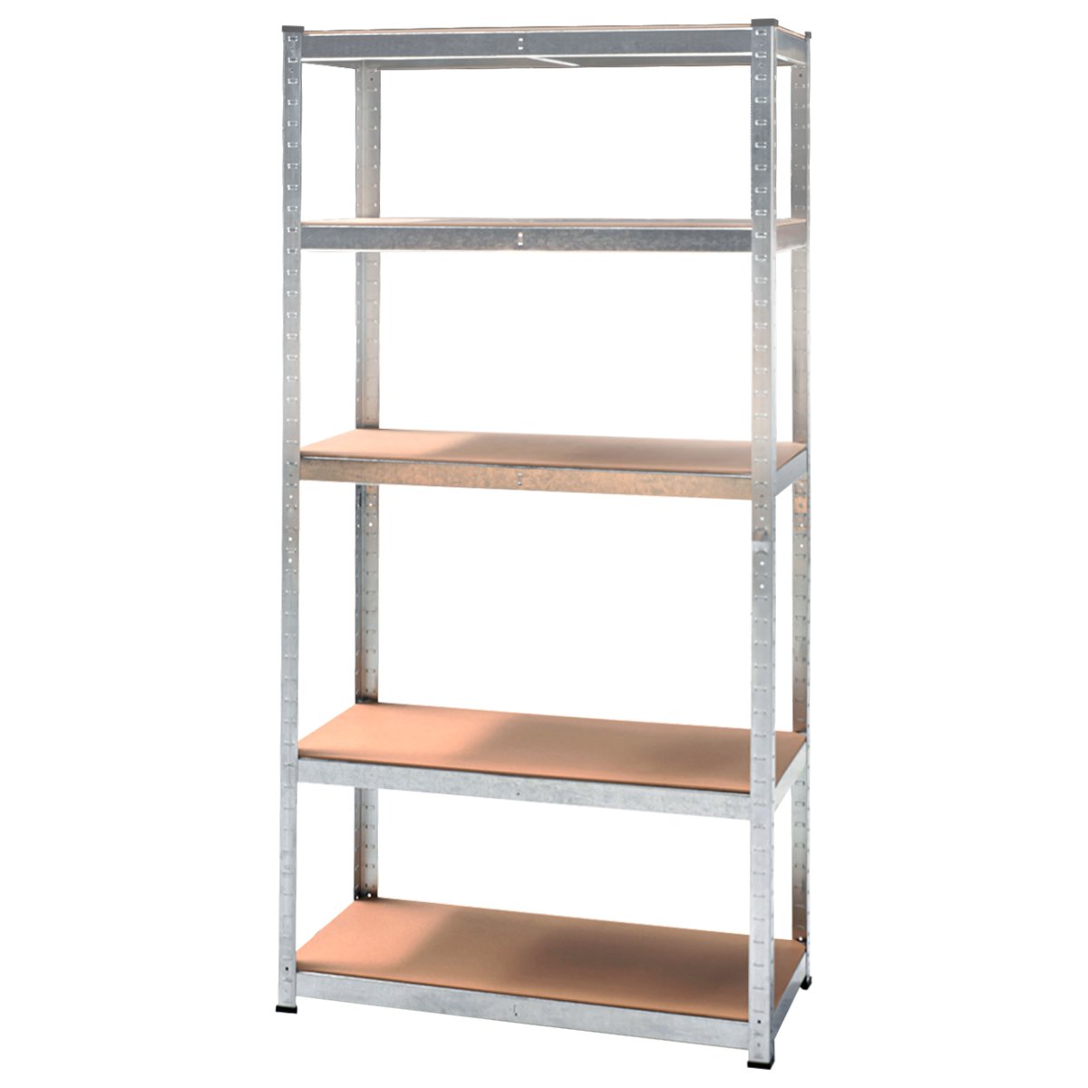 5 Shelf Adjustable Storage Rack Work Table Galvanized Steel 180x90cm 5 Shelf Adjustable Storage Rack Work Table Galvanized Steel 180x90cm