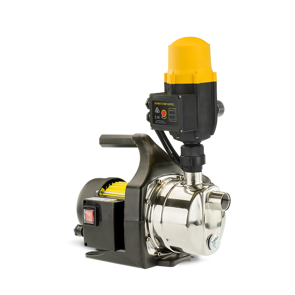1400w Automatic stainless electric water pump Yellow with free delivery Australia Wide
