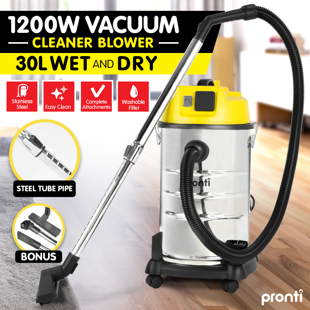 30L Wet & Dry Vacuum Cleaner and Blower Industrial Grade Bagless