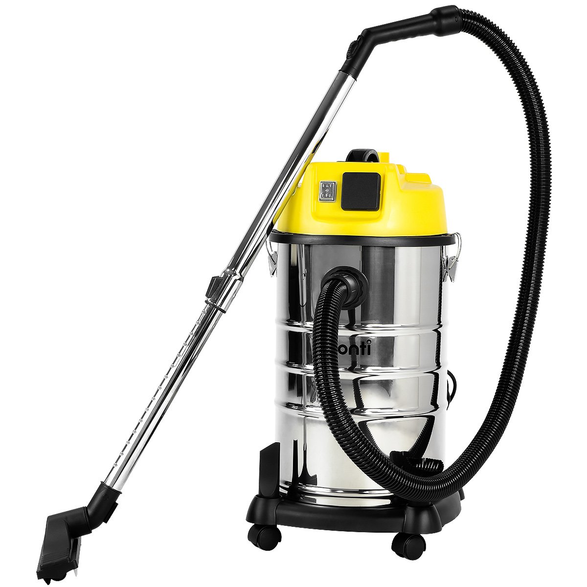 Pronti 30L 1200W Stainless Steel Wet Dry Vacuum Cleaner - Yellow Pronti 30L 1200W Stainless Steel Wet Dry Vacuum Cleaner - Yellow