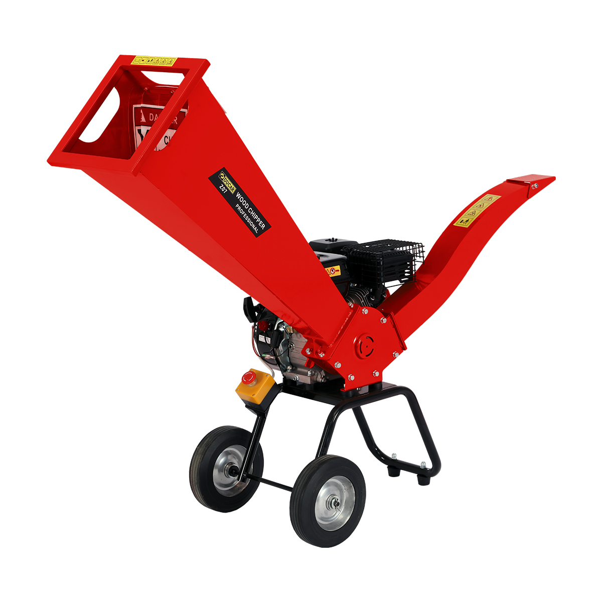 Ducar 7HP Wood Chipper Shredder Mulcher Grinder Petrol Red with free