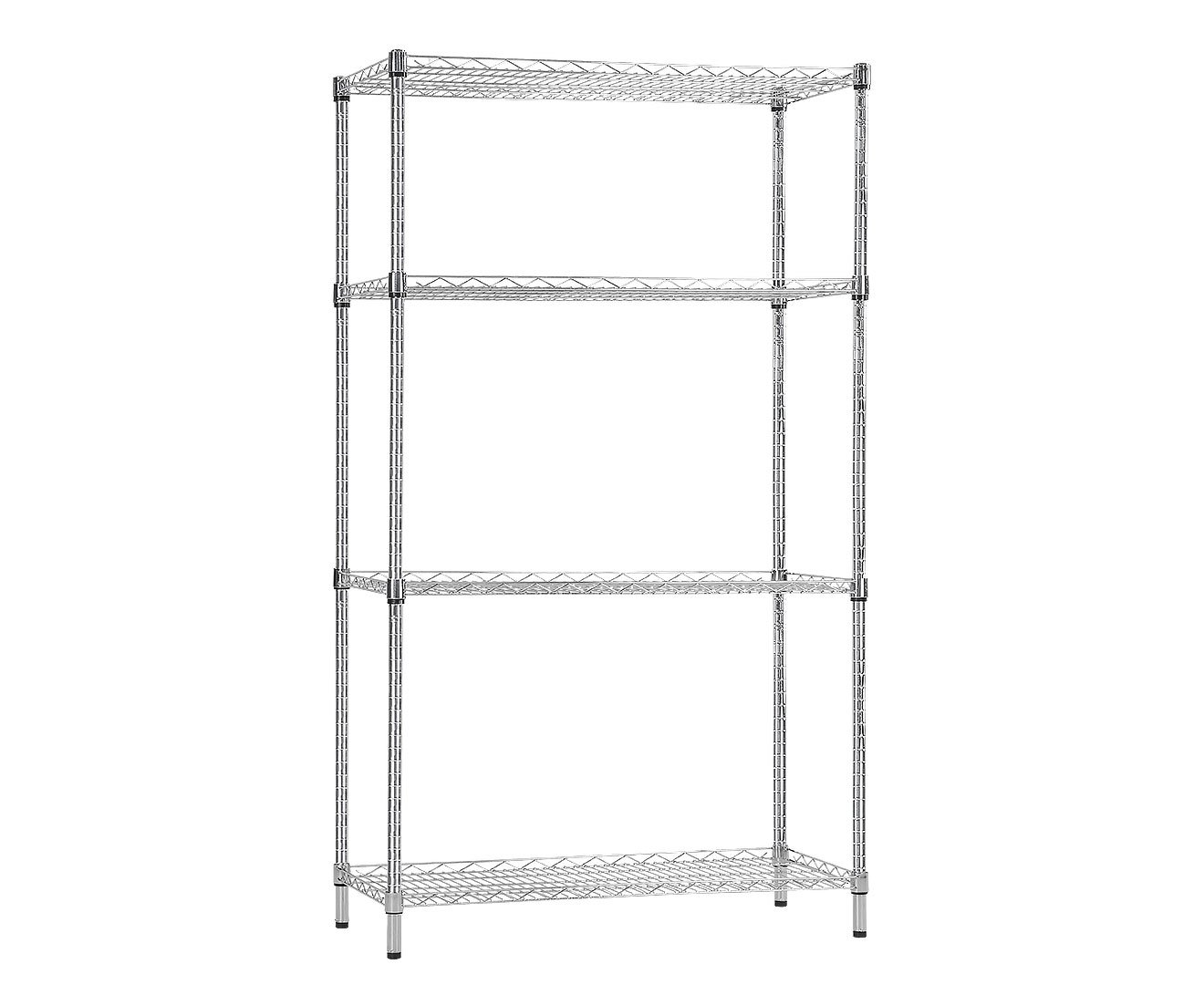 Syncrosteel Chrome Wire Shelving Storage Unit 1200 x 600mm - 1.8m high Syncrosteel Chrome Wire Shelving Storage Unit 1200 x 600mm - 1.8m high