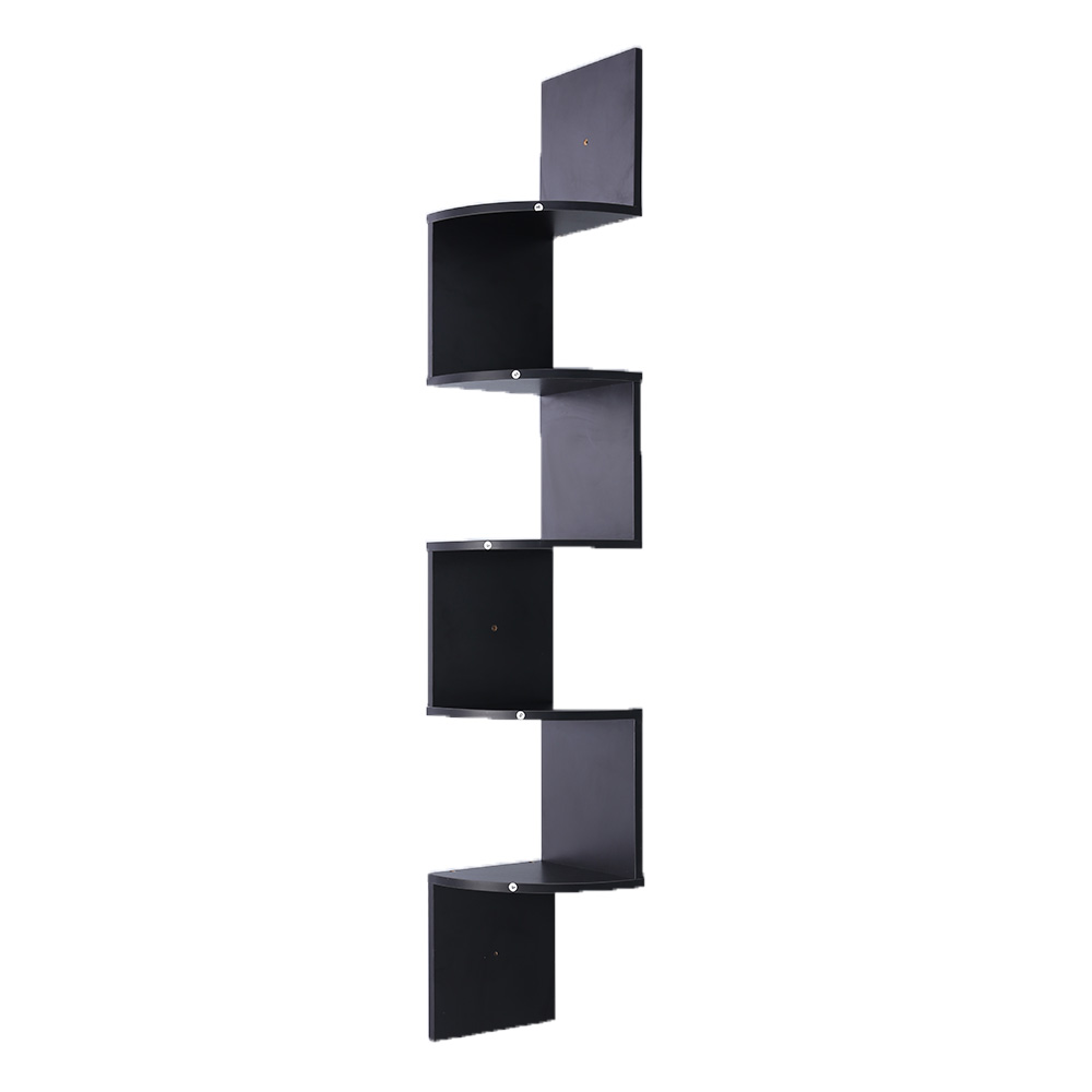 Sarantino Corner Wall Shelf Display Shelves Book Storage Rack Floating Mounted - Picture 7 of 10