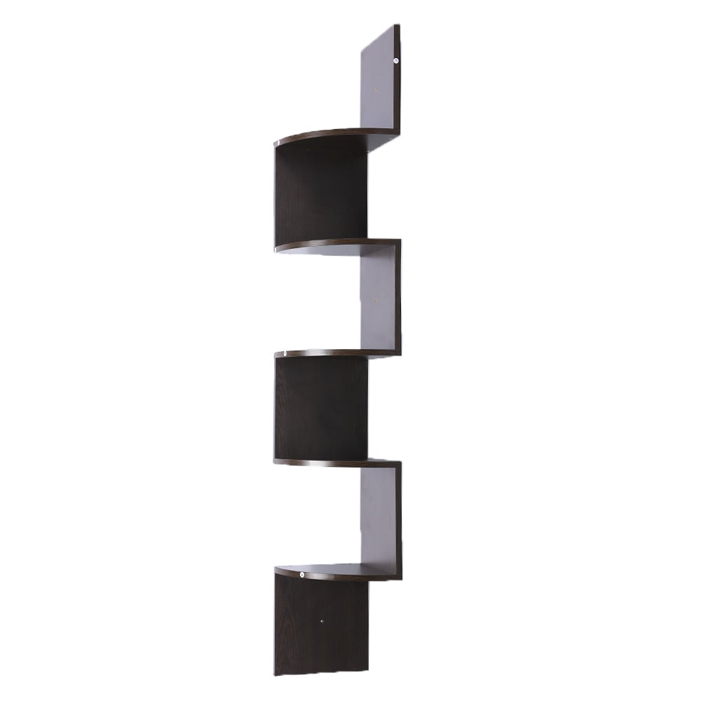 Sarantino Corner Wall Shelf Display Shelves Book Storage Rack Floating Mounted - Picture 9 of 10