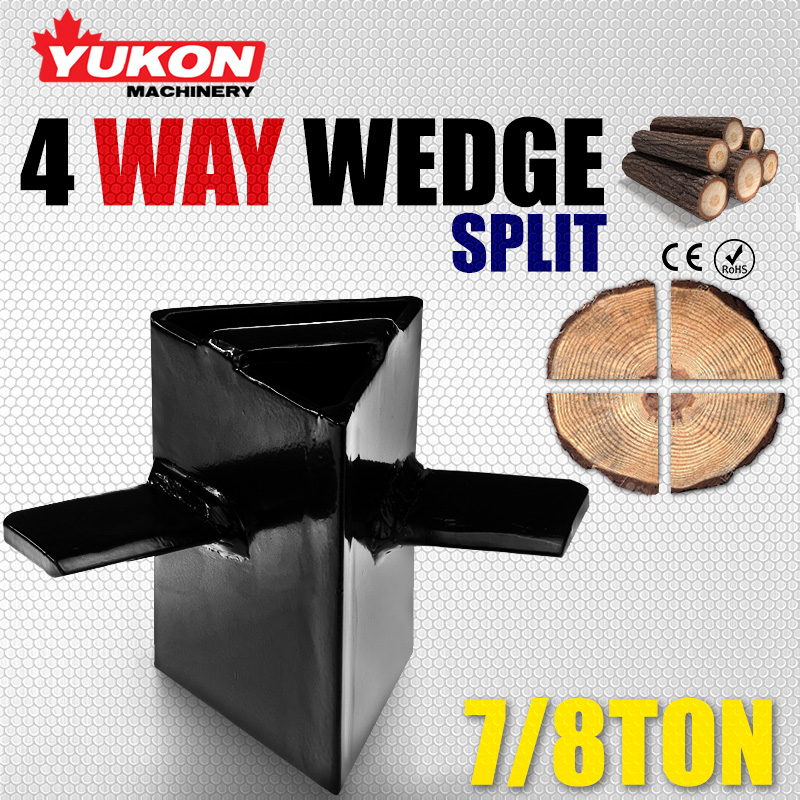 Slip On Log Splitter Wedge 4 Way Log Splitter Wedge Attachment - Slip ...